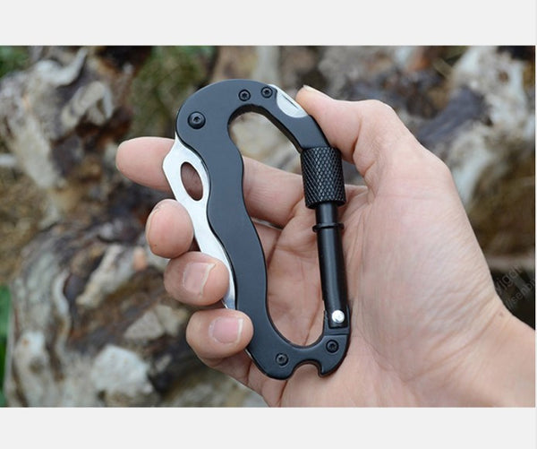 5in1 Aluminum Climbing Hook Gear